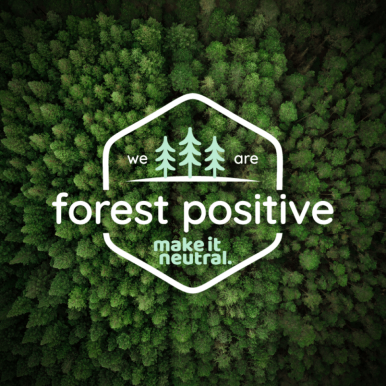 Forest positive, makeitneutral, planting trees